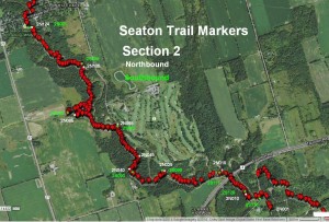 Section 2 Trail Marker Locations