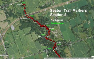 Section 3 Trail Marker Locations